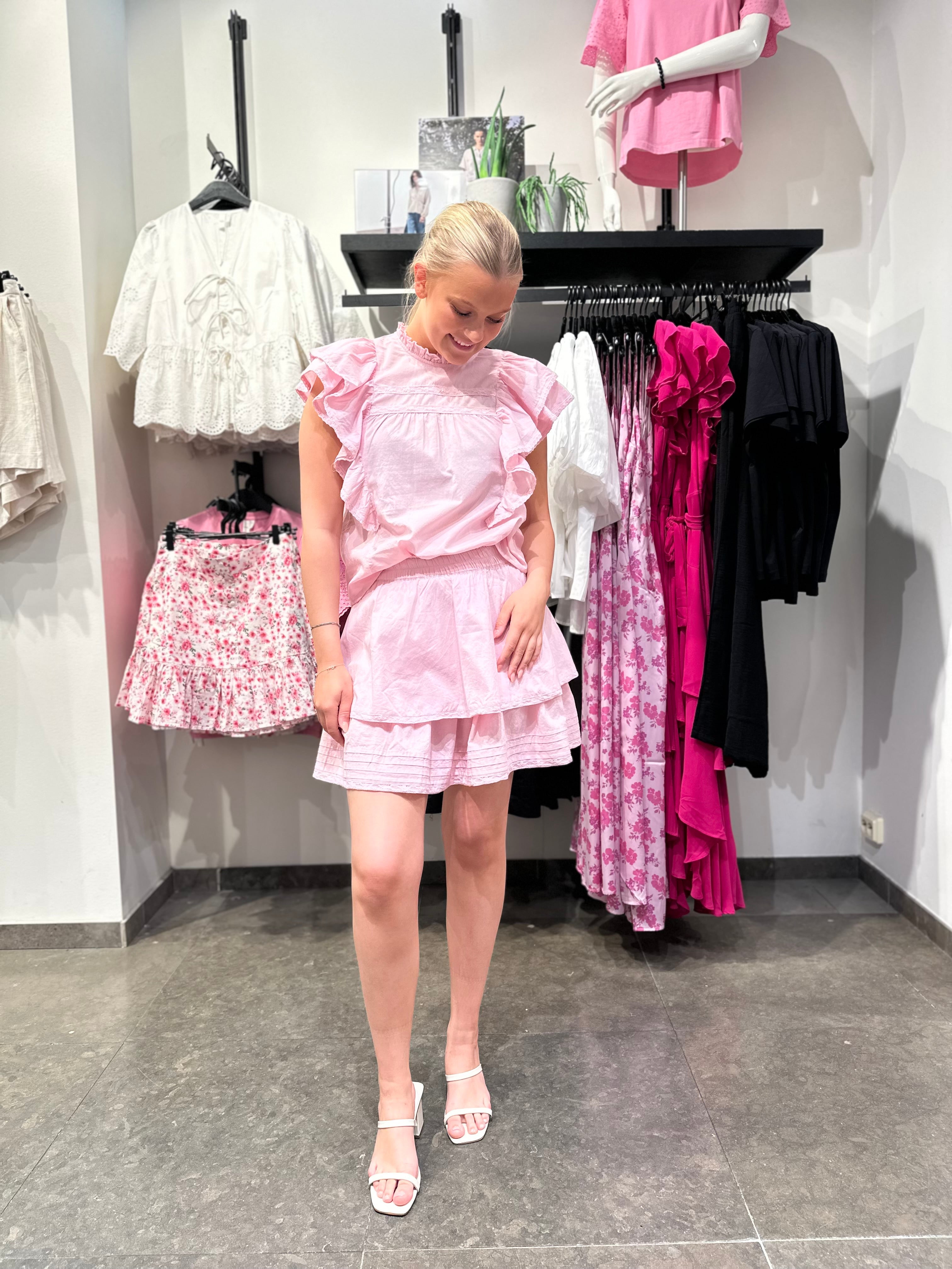 VMELIX Short Skirt - Bleached Mauve - VERO MODA & VILA Bergvik